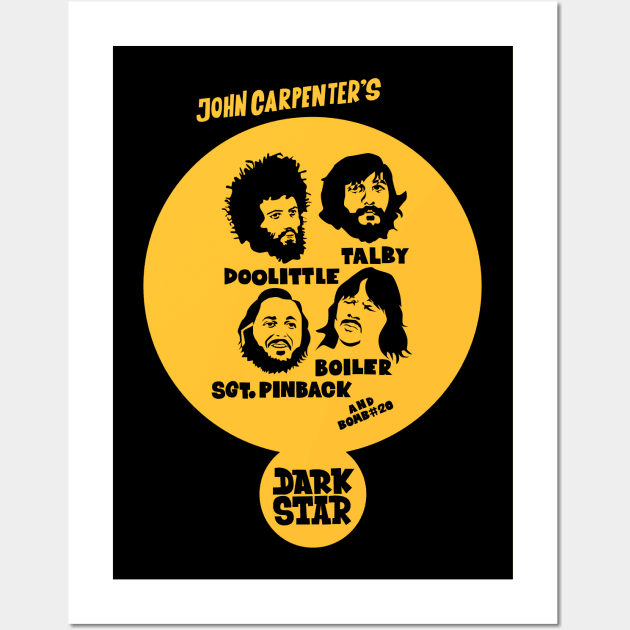Dark Star: Embrace the Cult Classic by John Carpenter with Retro Sci-Fi Style Wall Art by Boogosh